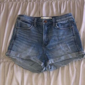 Abercrombie & Fitch High Rise Jean Shorts